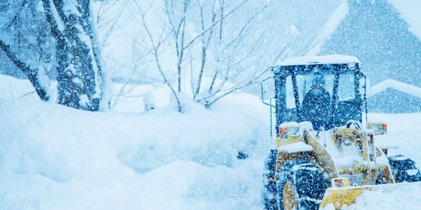 雪が積もる日は控える