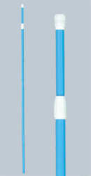 2段伸縮式のぼりポール(水色タイプ)3m